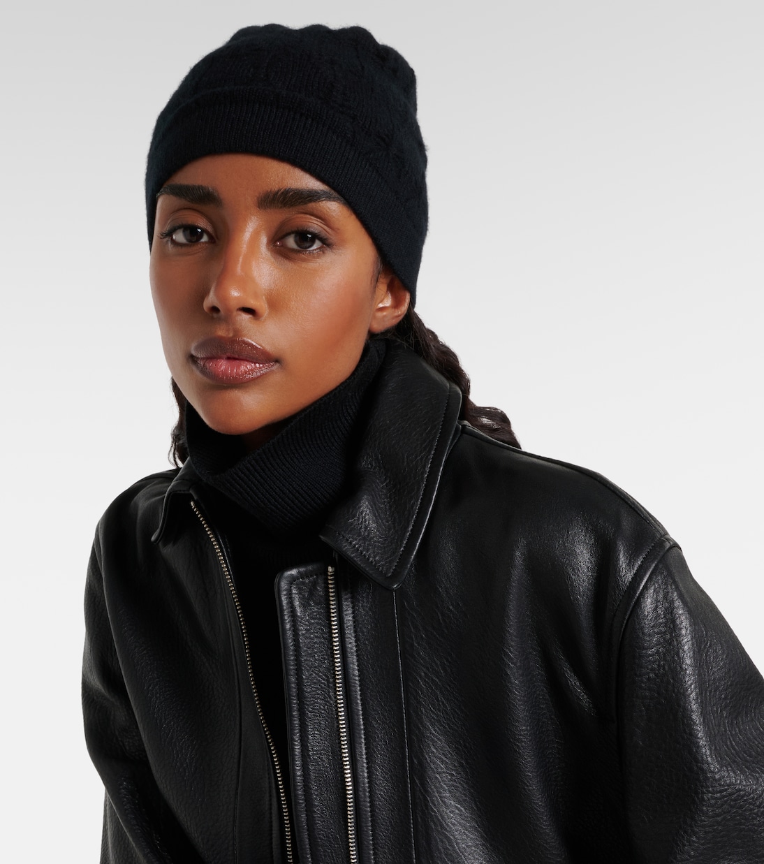 Pippa cashmere beanie | Nour Hammour