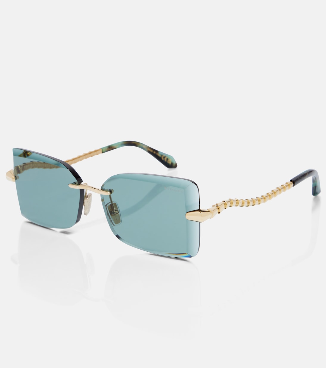 Serpenti Viper rectangular sunglasses | Bvlgari