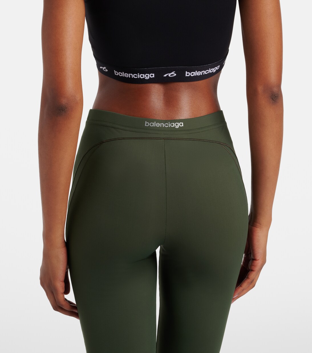Logo flared leggings  | Balenciaga