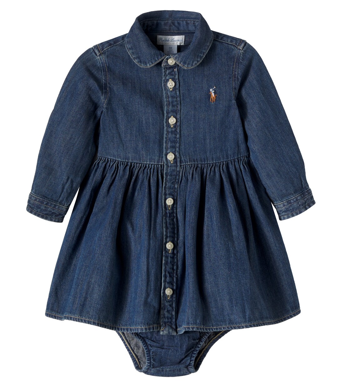 Baby Set aus Jeanskleid und Höschen | Polo Ralph Lauren Kids