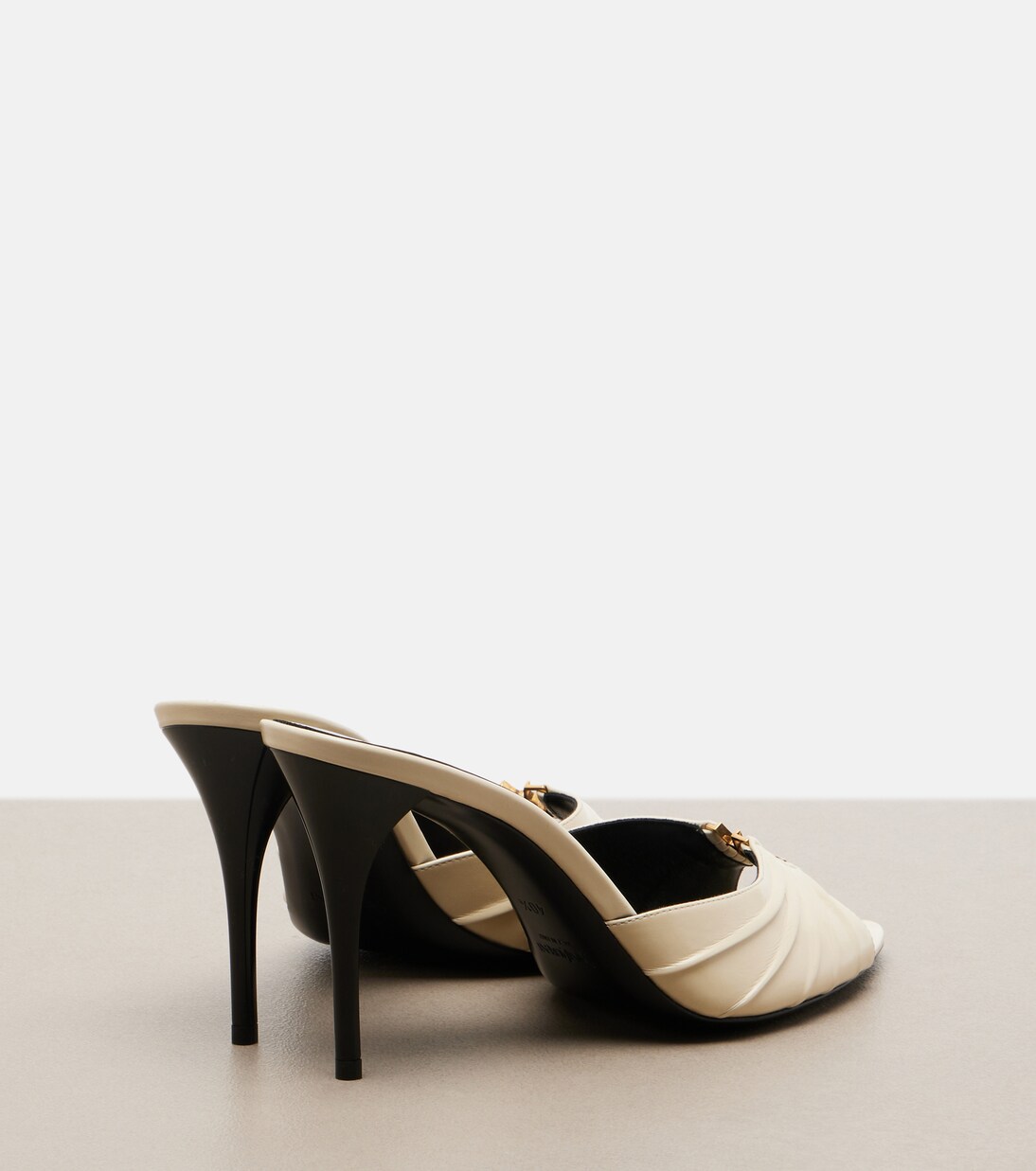 Babylone Cassandre皮革穆勒鞋 | Saint Laurent