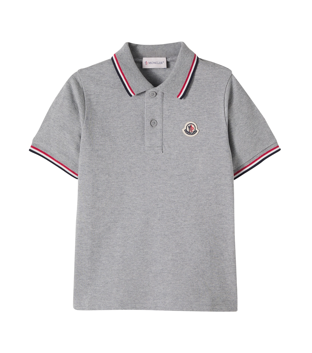 Logo cotton piqué polo shirt | Moncler Enfant