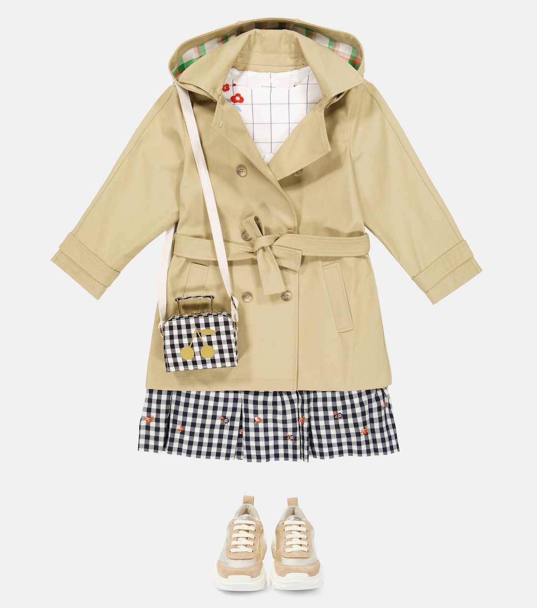 Aida cotton trench coat | Bonpoint