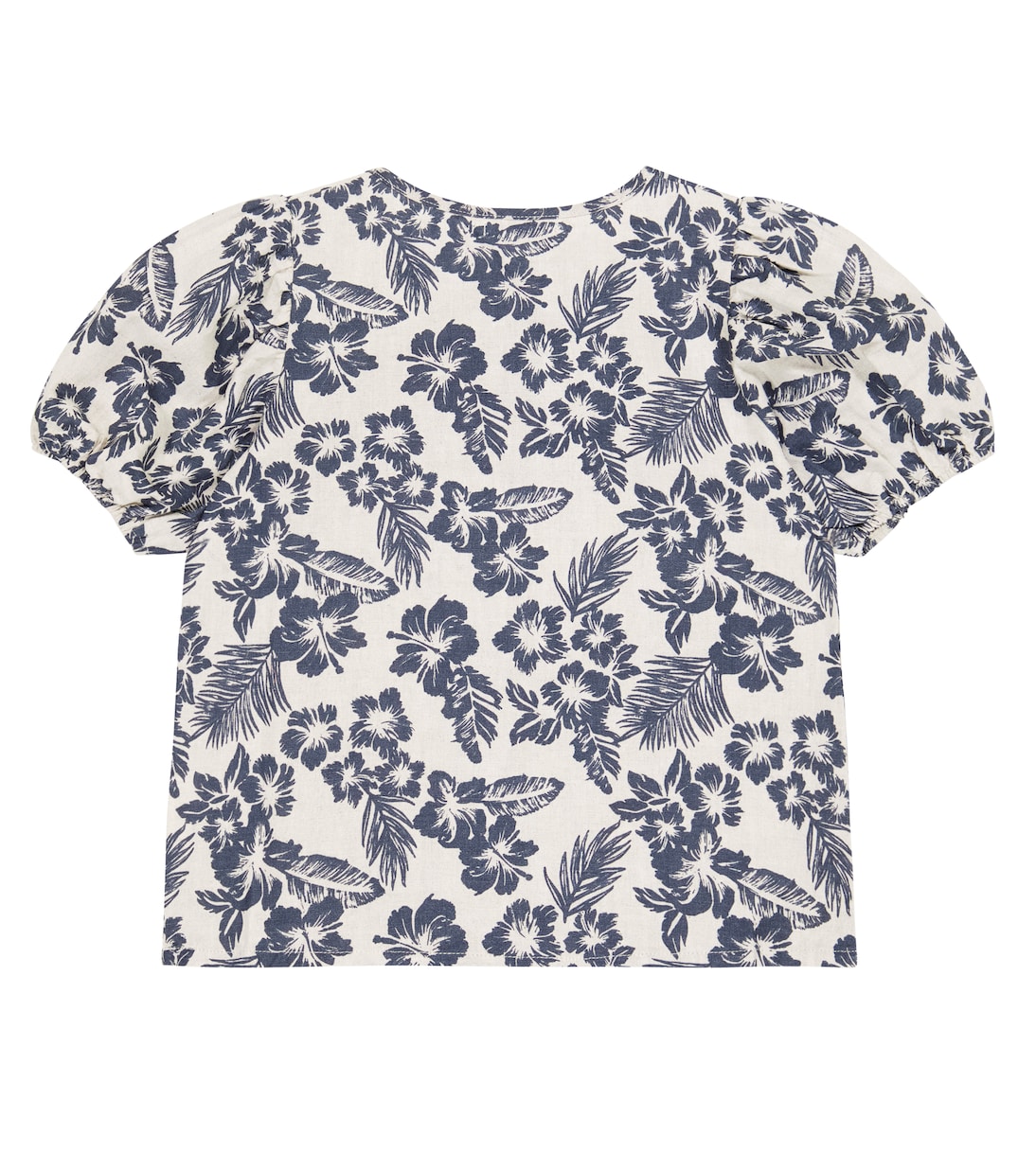 Hibiscus linen and cotton blouse | The New Society