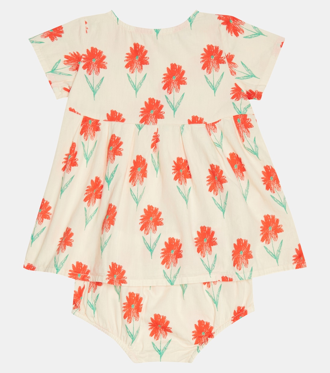 Bebé - vestido y braga de algodón estampado | Bobo Choses