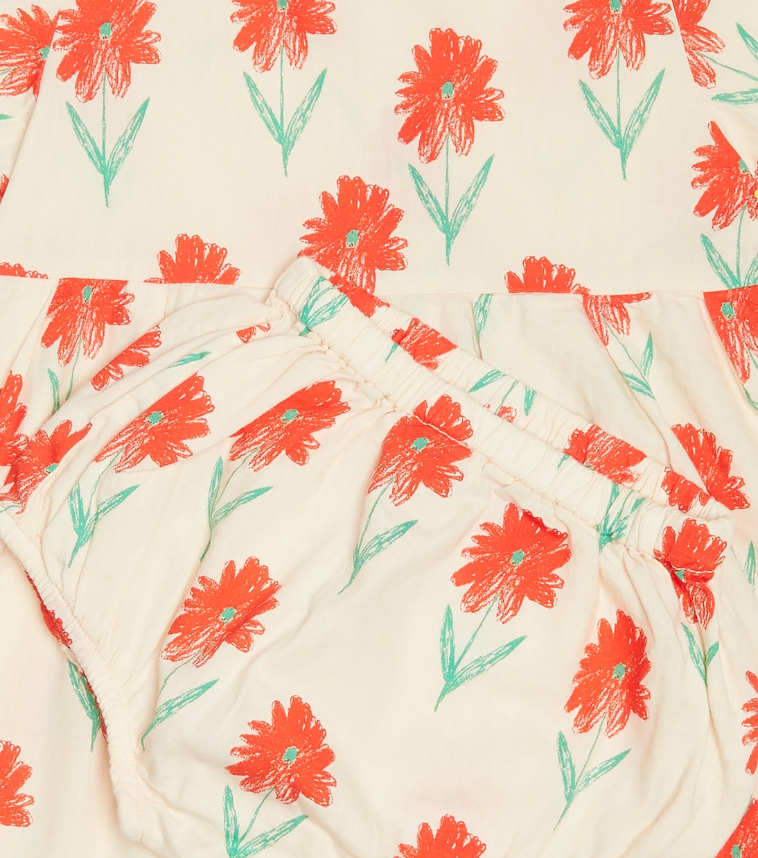 Bebé - vestido y braga de algodón estampado | Bobo Choses