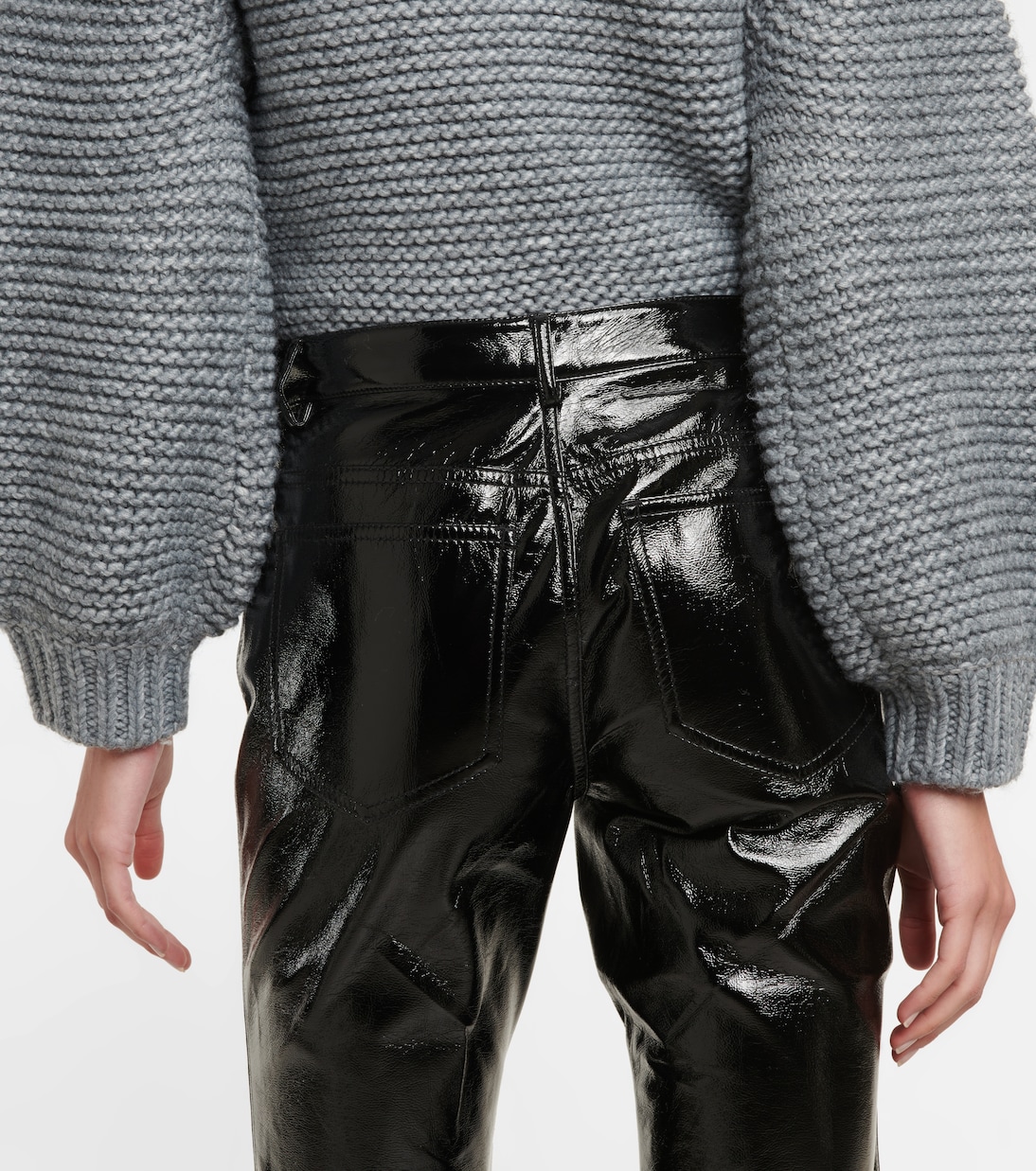 White Label High-Rise Straight Hose | Proenza Schouler