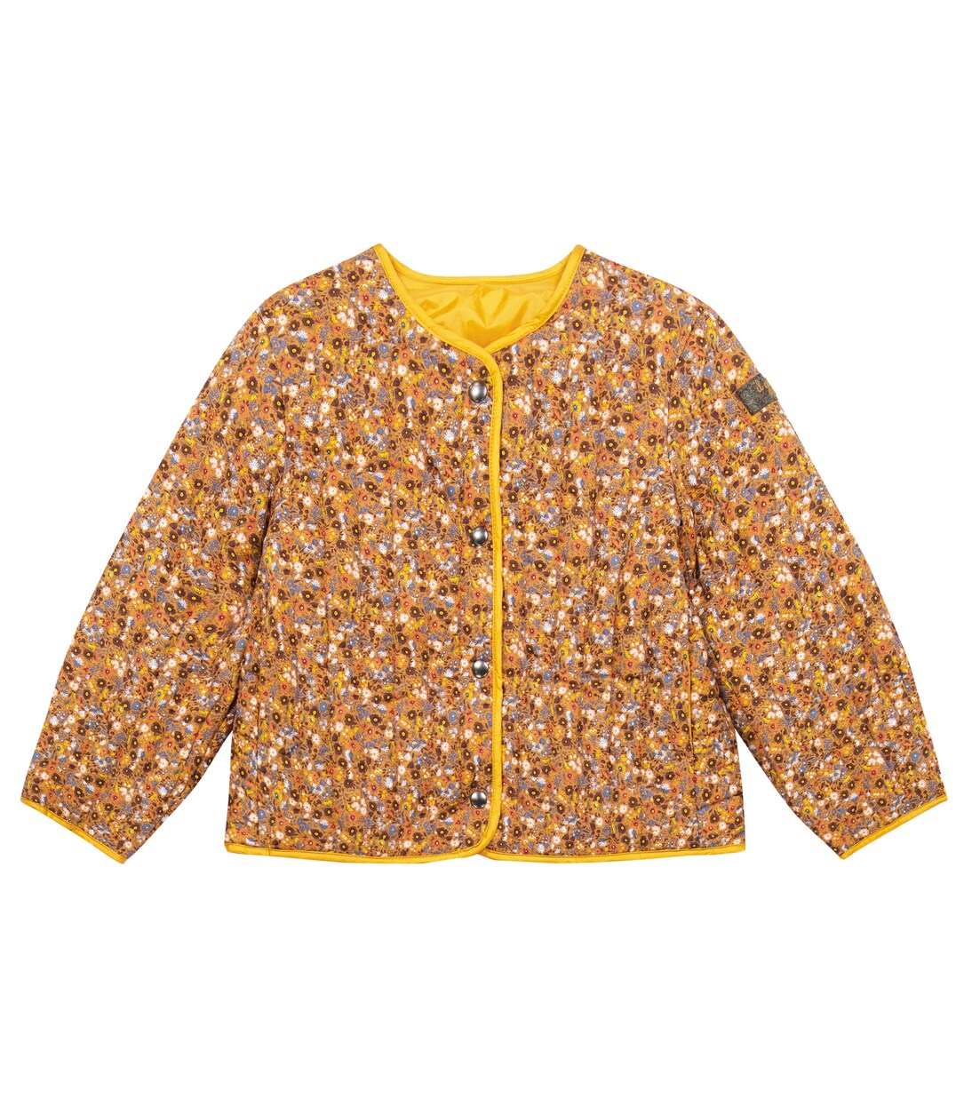 Floral cotton jacket | Il Gufo