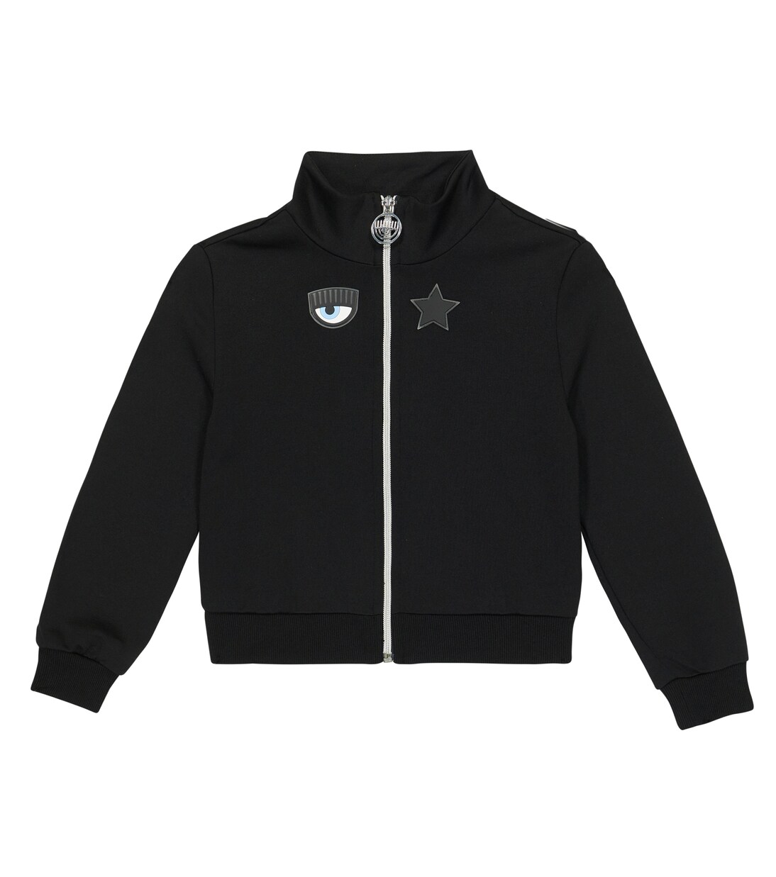 x Chiara Ferragni – Sweat-shirt zippé et brodé | Monnalisa