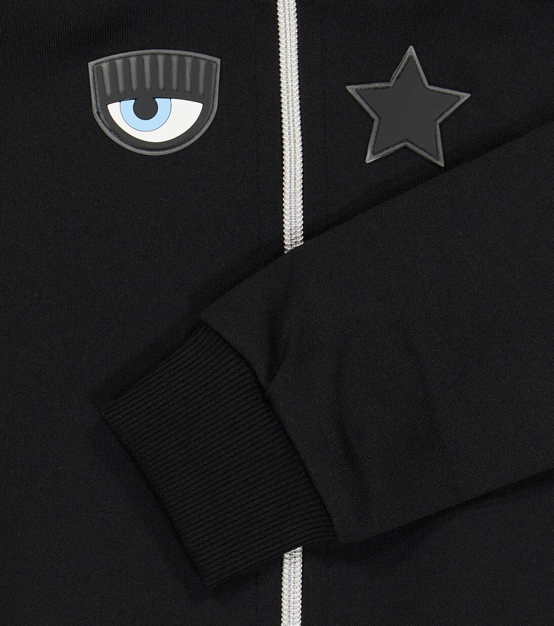 x Chiara Ferragni – Sweat-shirt zippé et brodé | Monnalisa