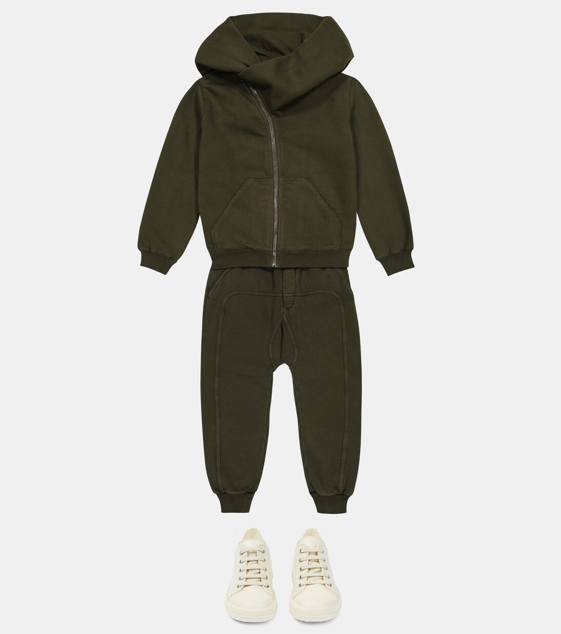 Cotton jersey sweatpants | Rick Owens Kids