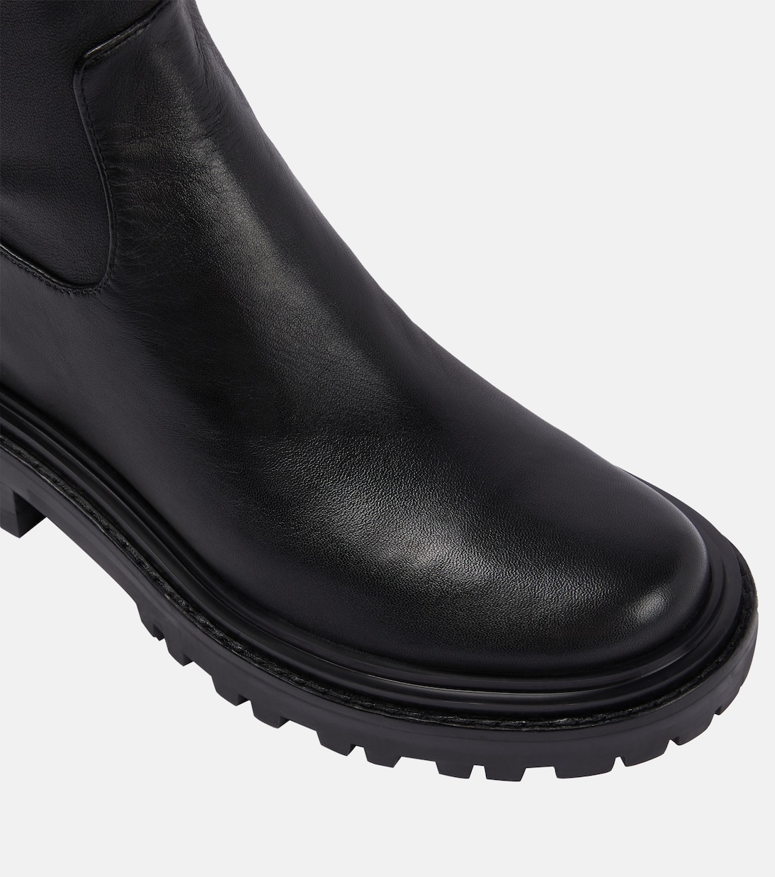 Overknee-Stiefel Utililty Lug aus Leder | Tory Burch