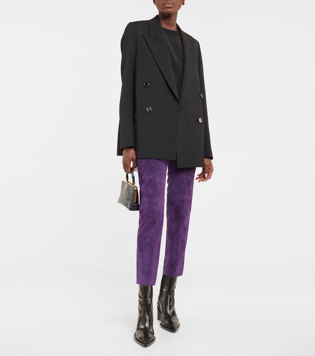 Hose Coleman aus Veloursleder | Joseph