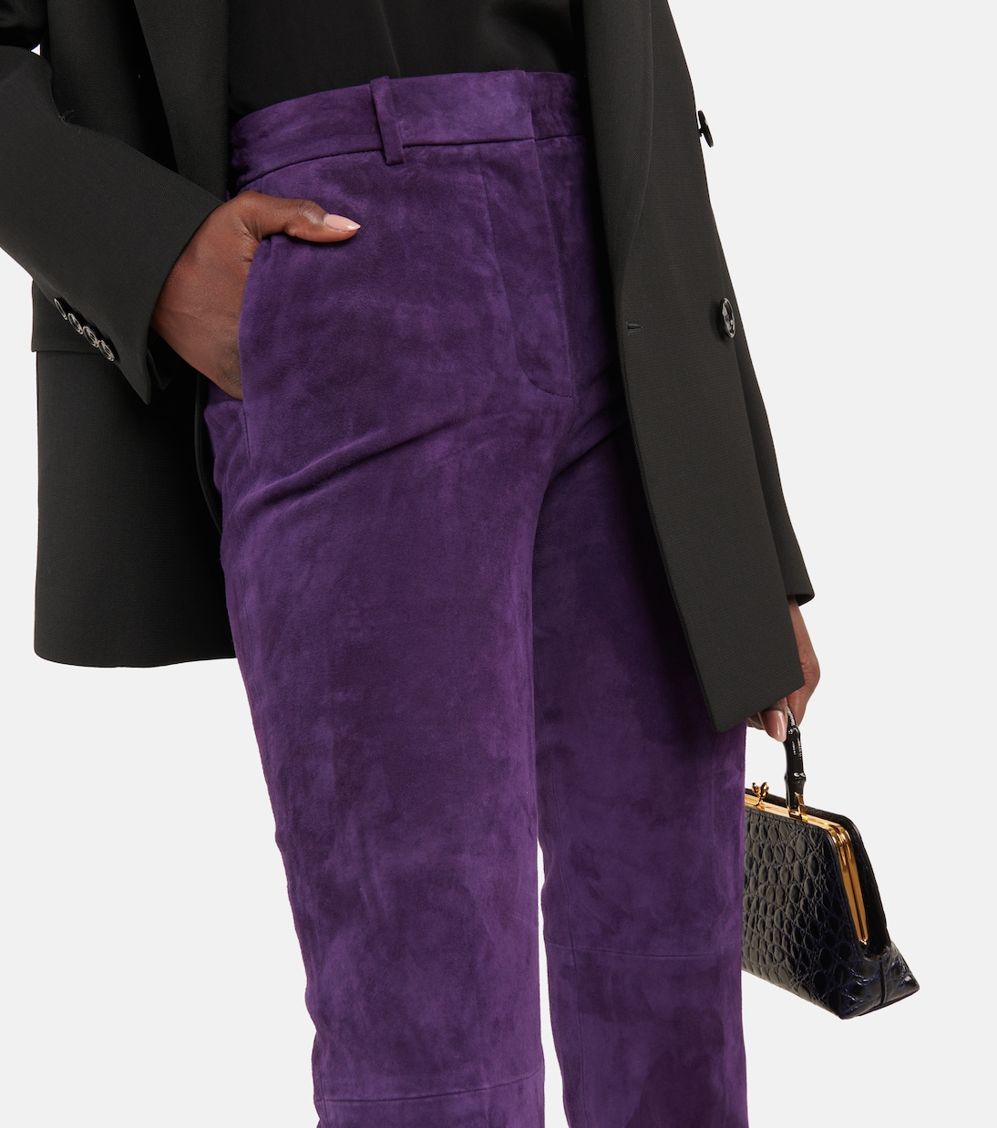 Hose Coleman aus Veloursleder | Joseph