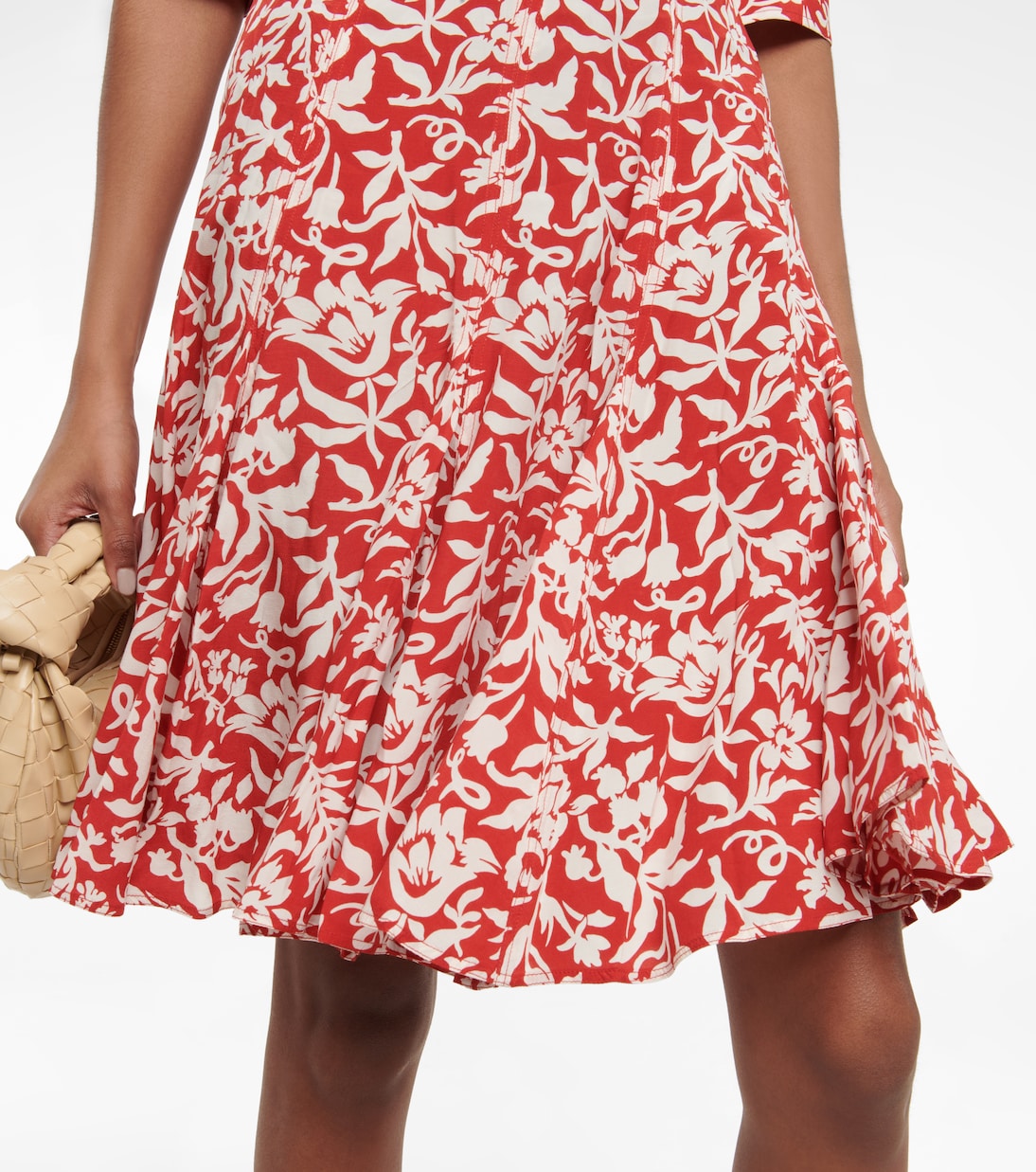 Robe midi en crêpe à fleurs | Polo Ralph Lauren