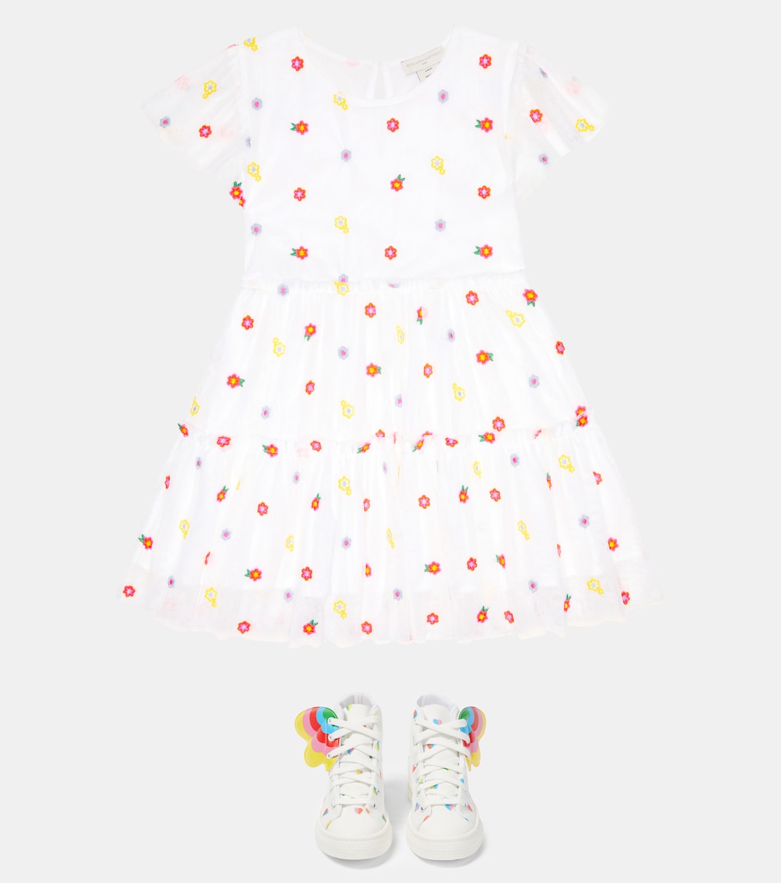 Embroidered jersey dress | Stella McCartney Kids