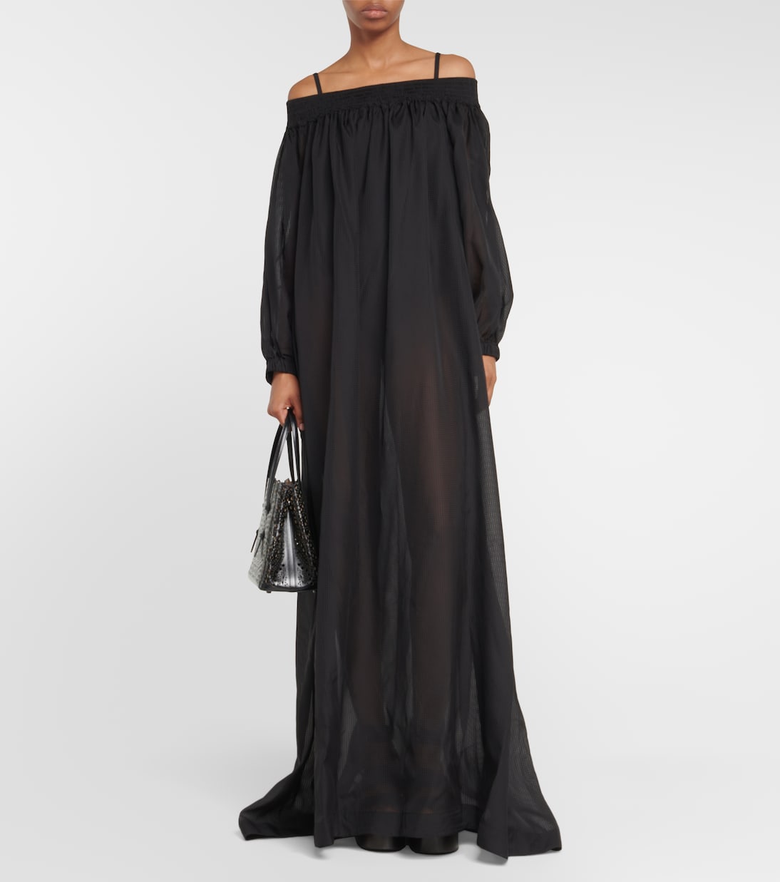Off-Shoulder-Maxikleid | Alaïa