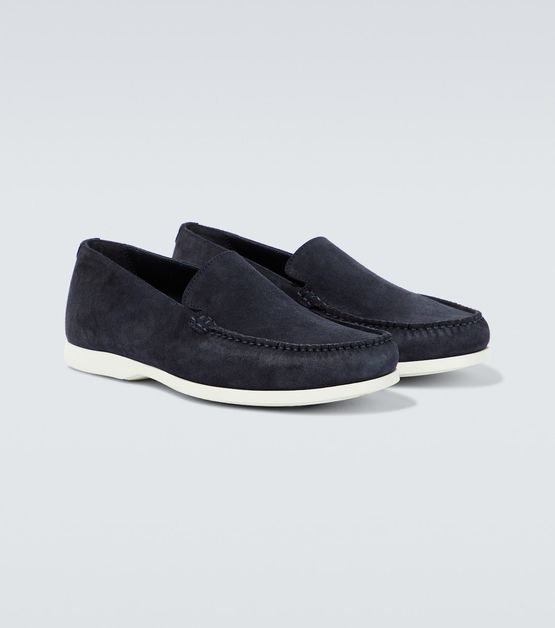 Monaco suede loafers | Manolo Blahnik