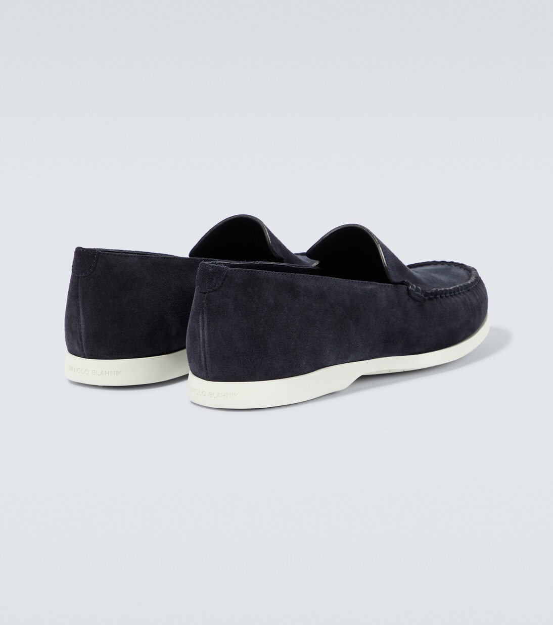Monaco suede loafers | Manolo Blahnik