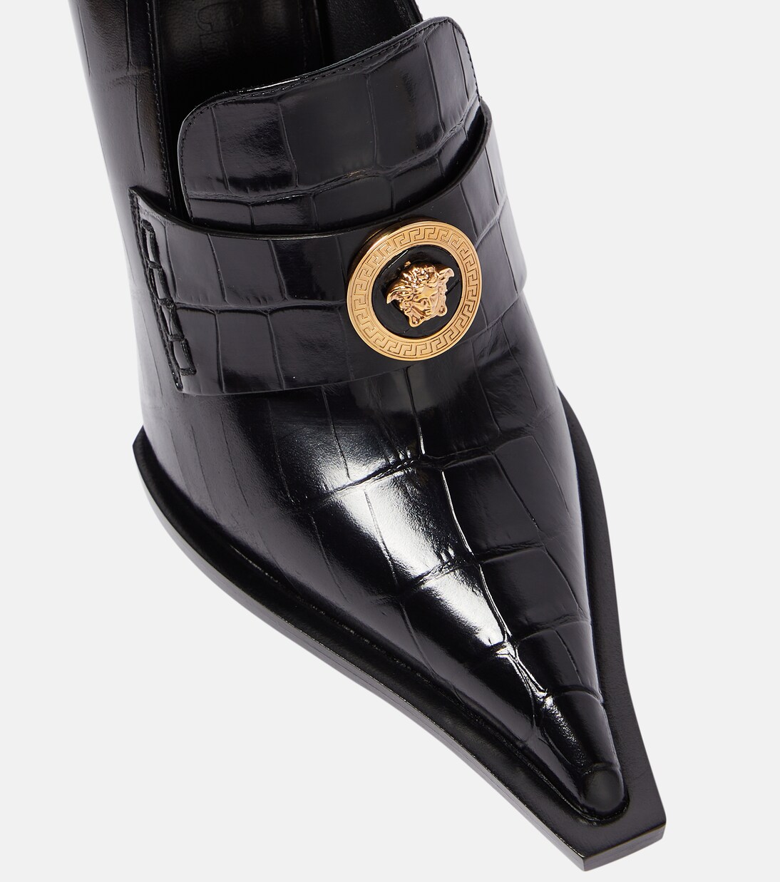 Pumps Medusa aus Lackleder | Versace