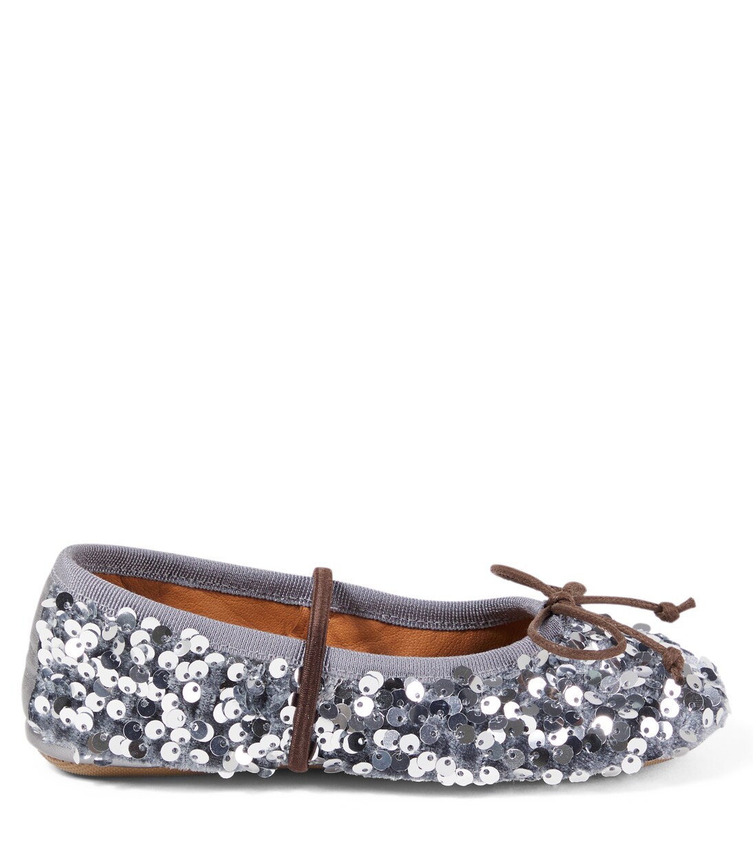 Paillettes metallic ballet flats | PèPè
