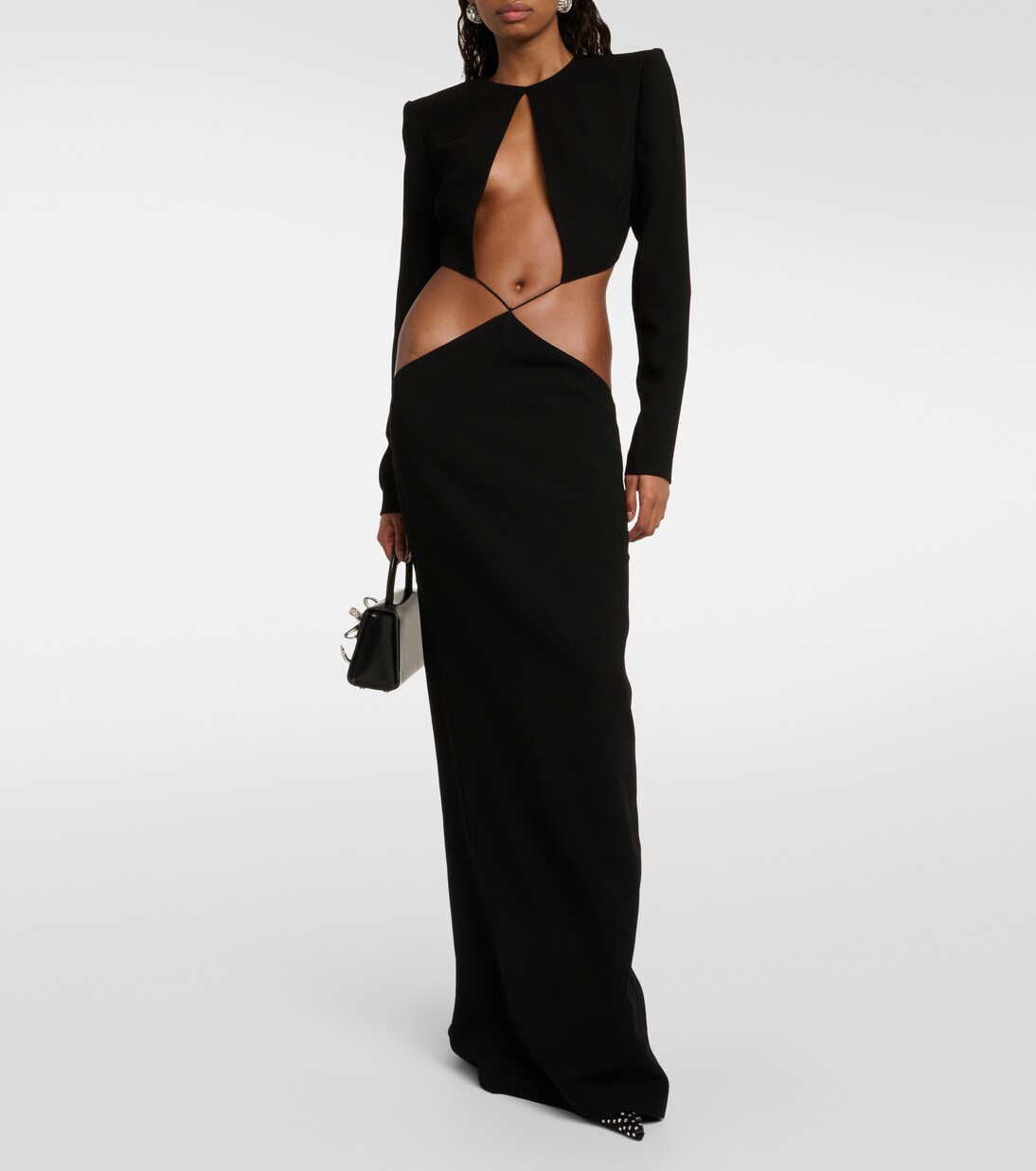 Maxikleid aus Crêpe | Mônot