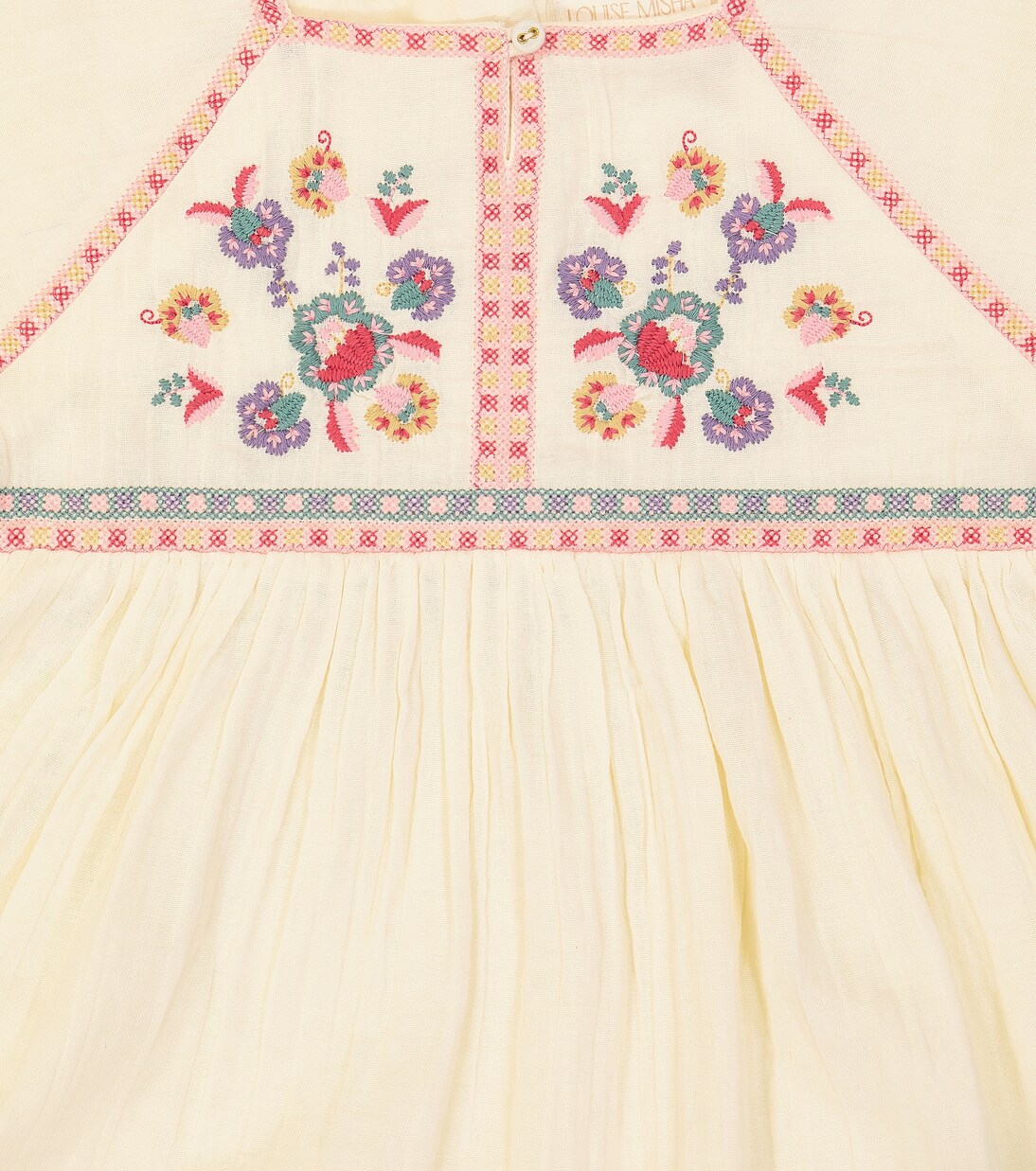 Tulla embroidered cotton dress | Louise Misha