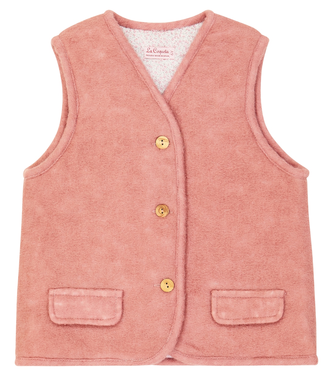 Valentina wool-blend vest | La Coqueta