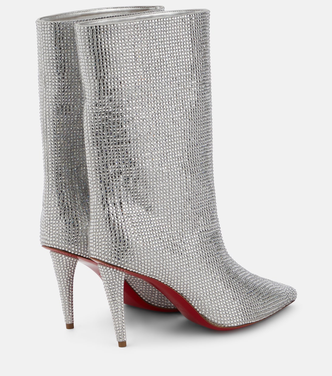 Astrilarge Strass suede ankle boots | Christian Louboutin