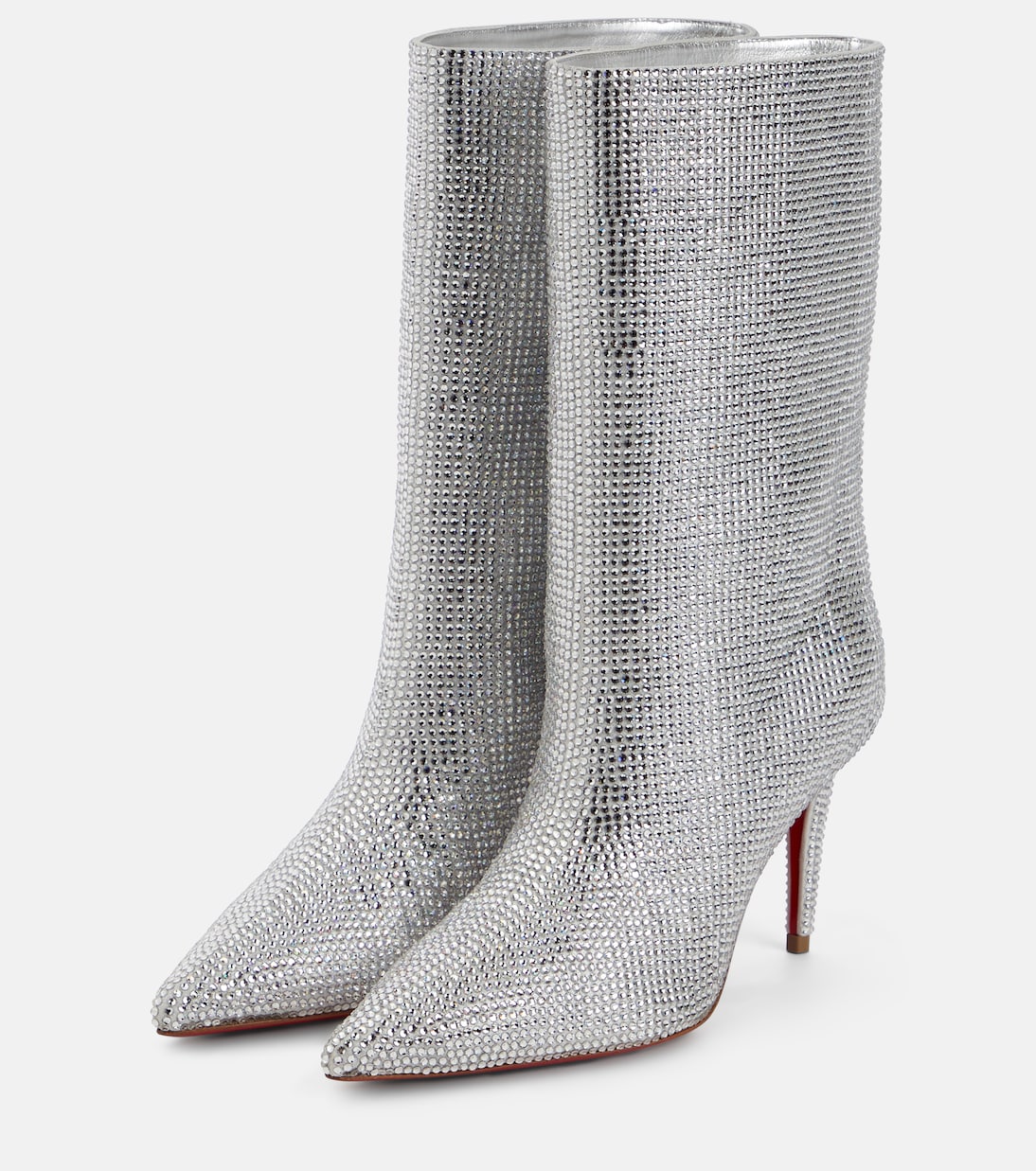 Astrilarge Strass suede ankle boots | Christian Louboutin