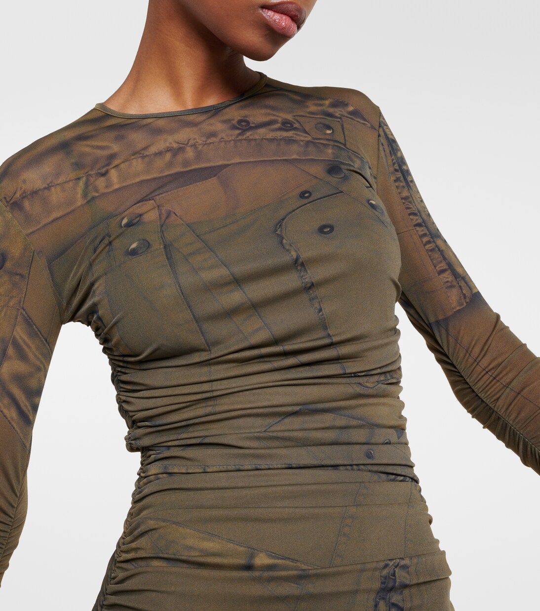 Bedrucktes Maxikleid aus Jersey | Blumarine