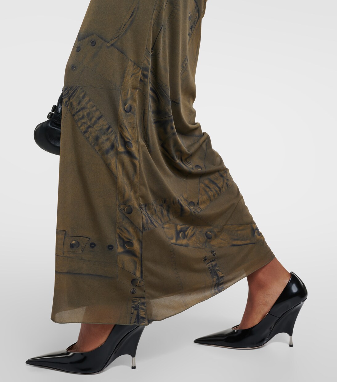 Bedrucktes Maxikleid aus Jersey | Blumarine