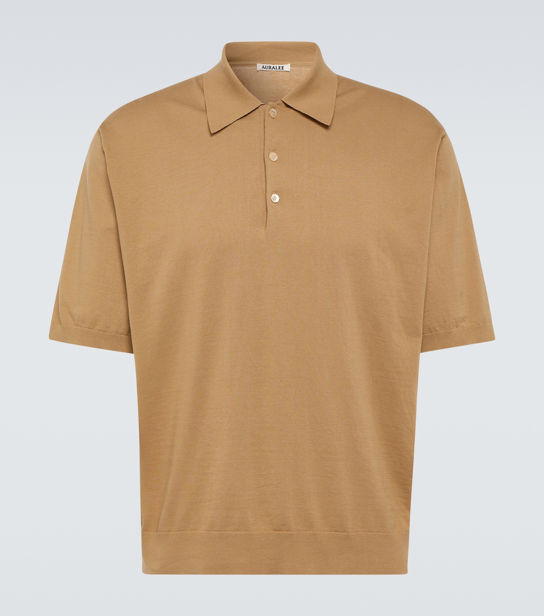 Cotton polo shirt | Auralee