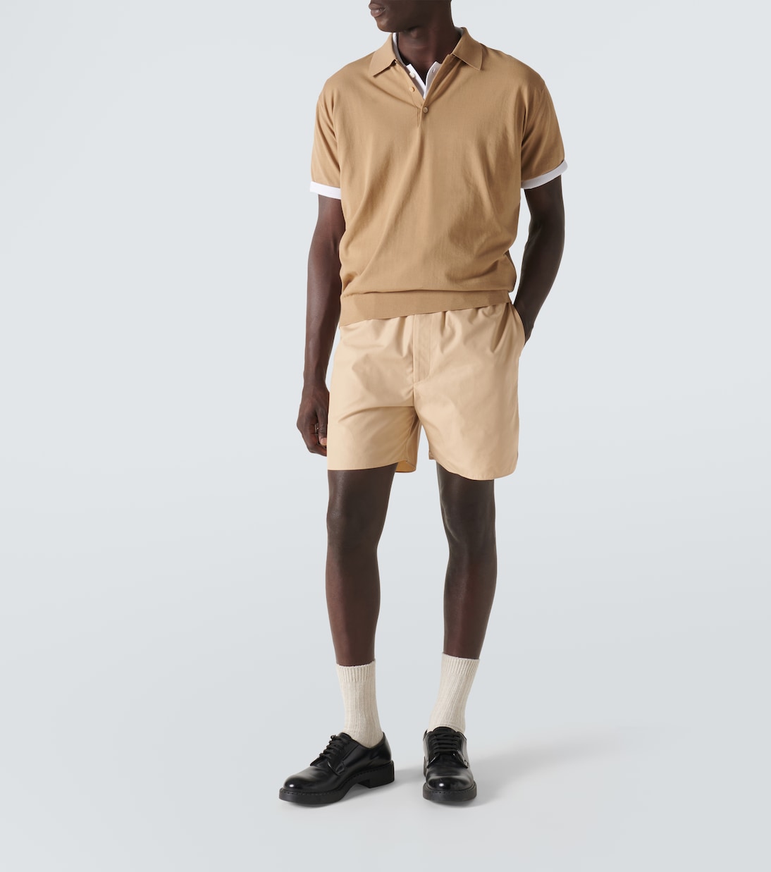 Cotton polo shirt | Auralee