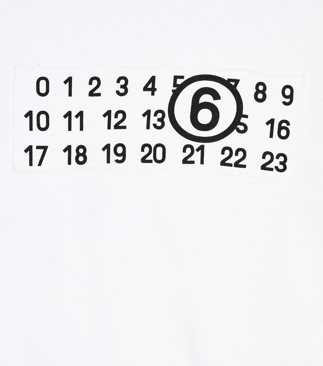 Logo cotton jersey sweatshirt  | MM6 Maison Margiela Kids