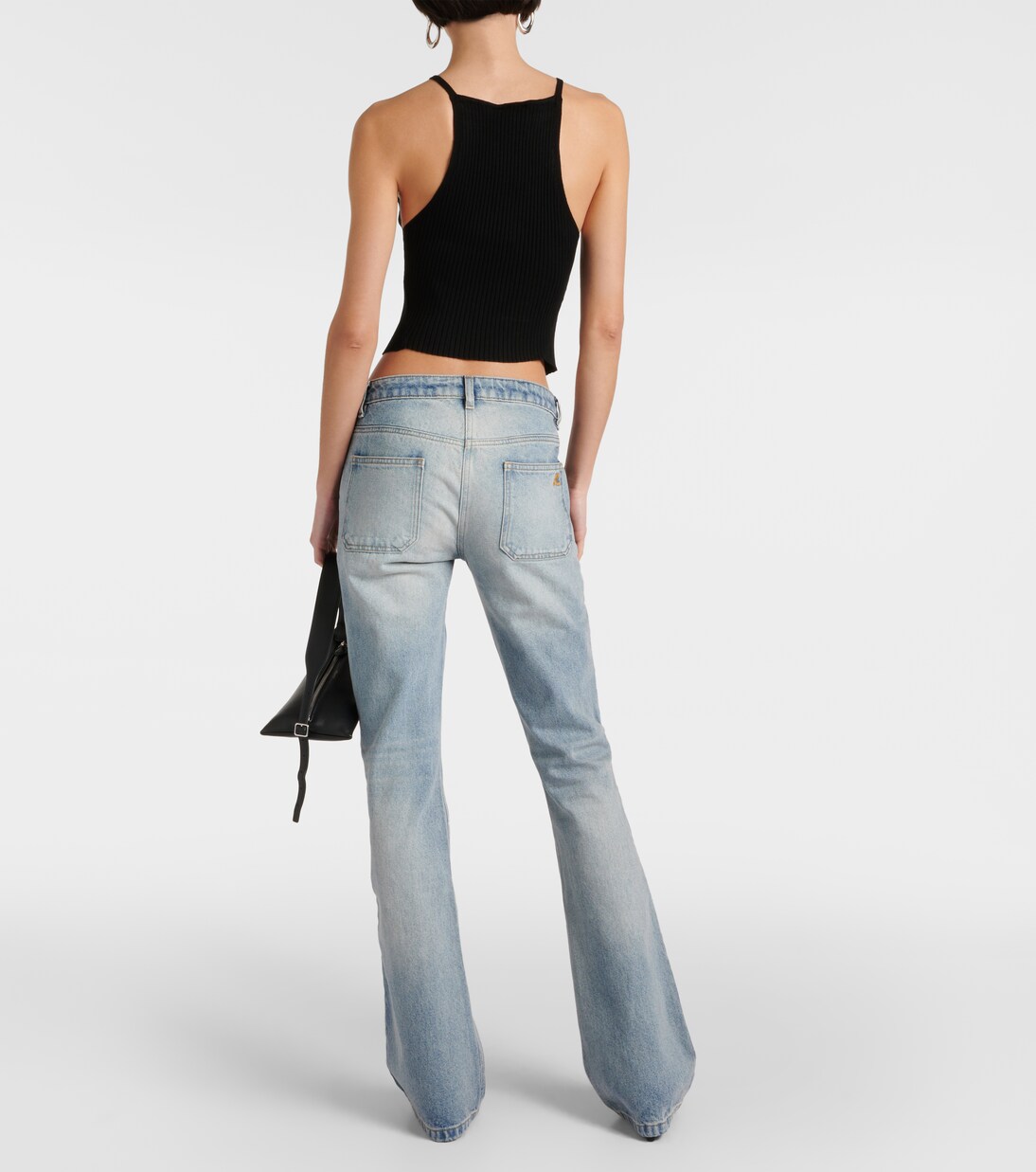 Low-rise bootcut jeans | Courrèges