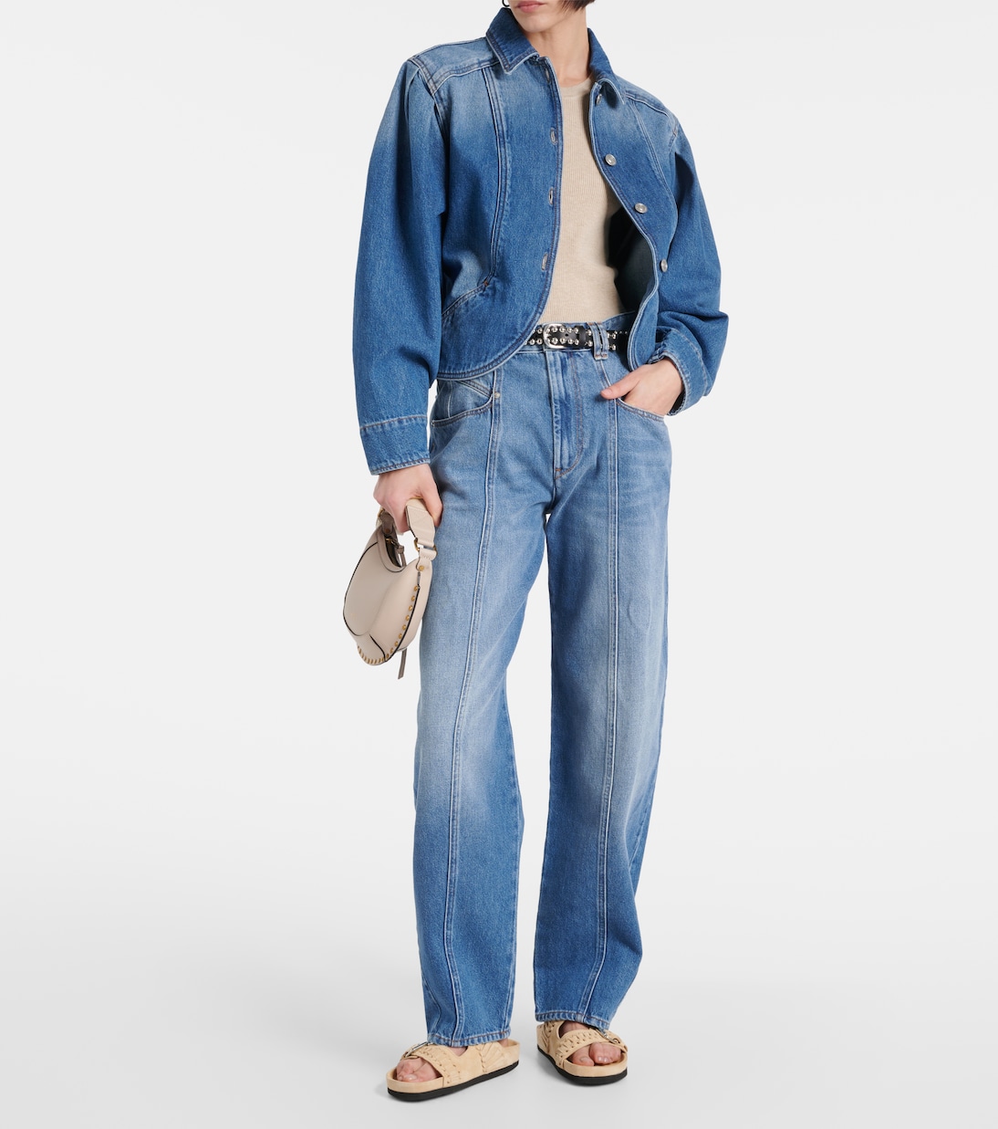 Sandalen Lennyo aus Veloursleder | Isabel Marant