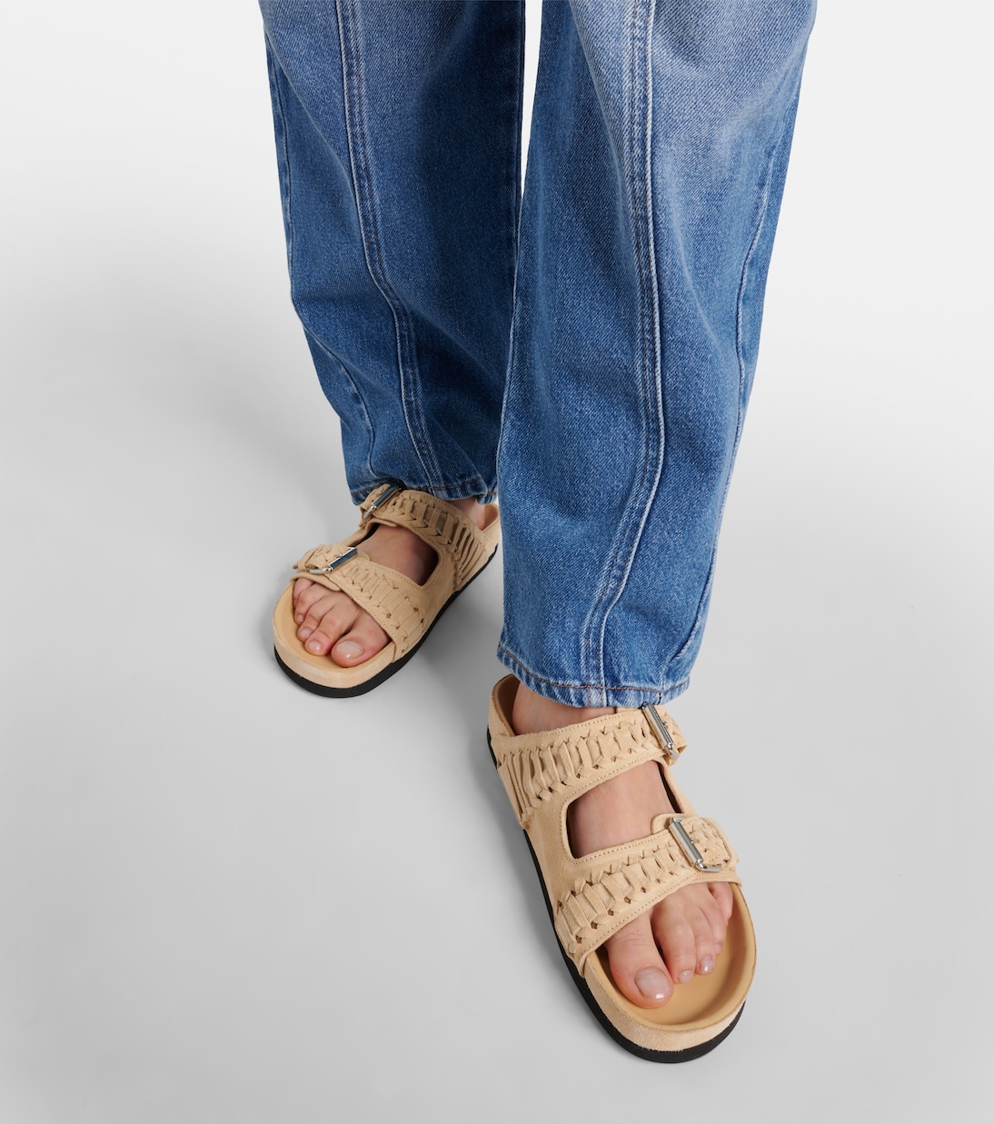 Sandalen Lennyo aus Veloursleder | Isabel Marant