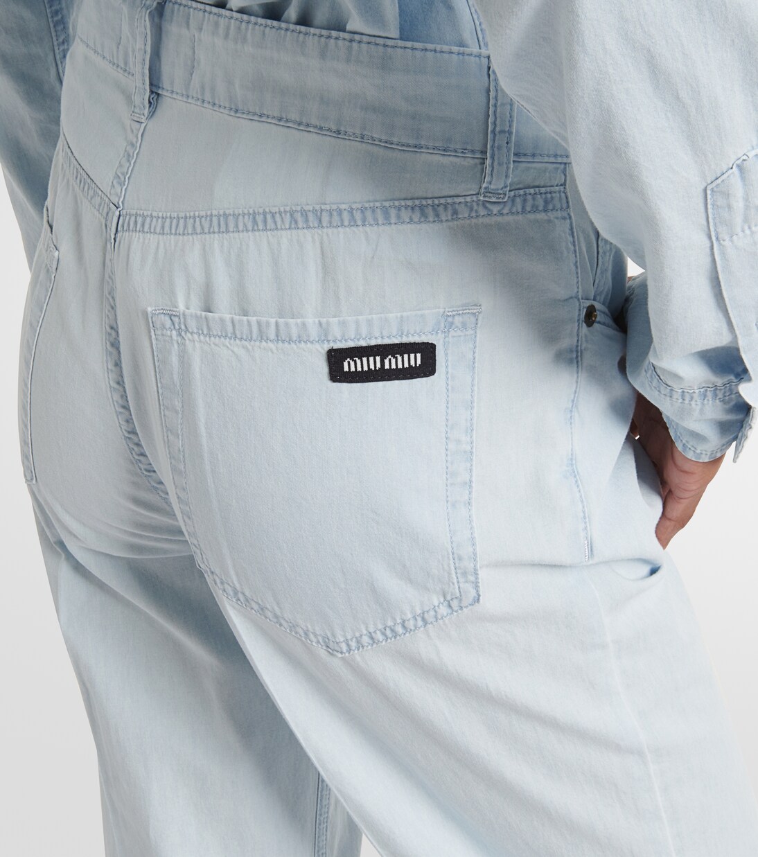 Low-Rise Straight Jeans | Miu Miu