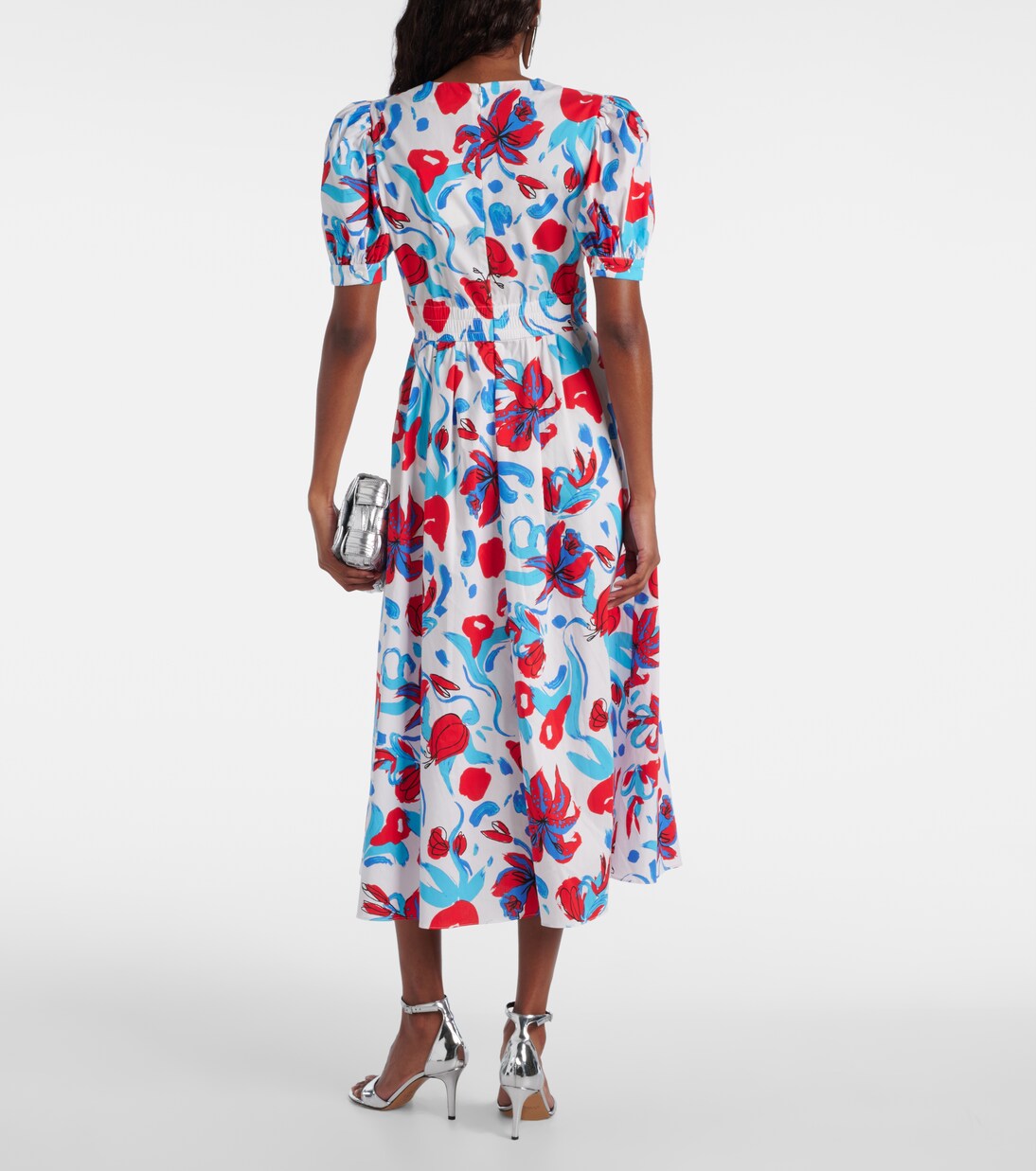 Robe midi Heather en coton mélangé | Diane von Furstenberg