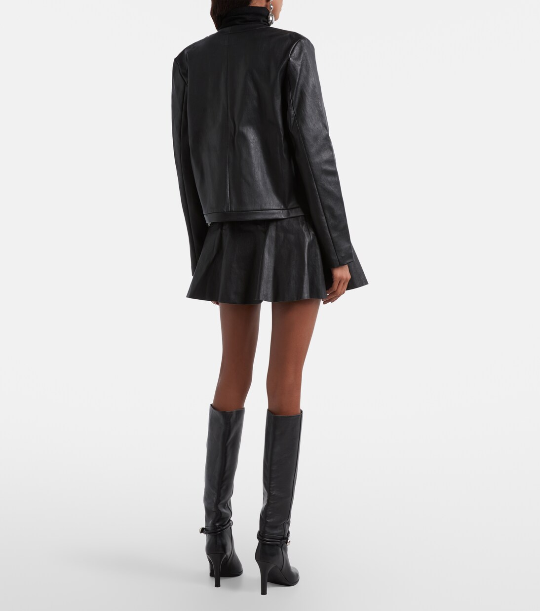 Minifalda Mila de piel | Stouls