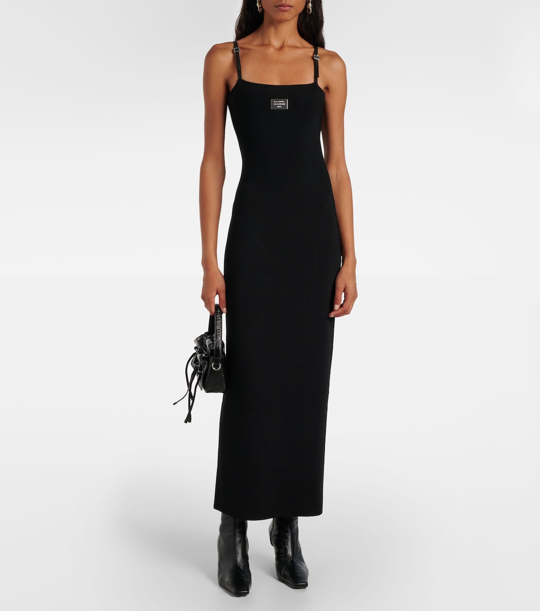Maxikleid Kylie mit Leder | Acne Studios
