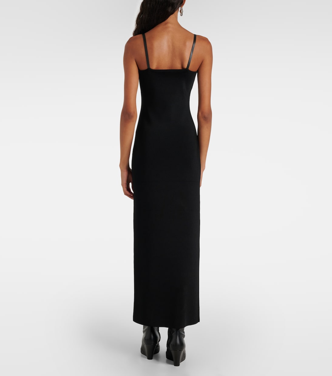 Maxikleid Kylie mit Leder | Acne Studios