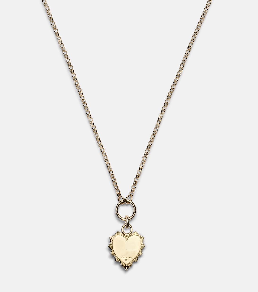 Halskette True Love aus 18kt Gelbgold mit Emaille | FoundRae