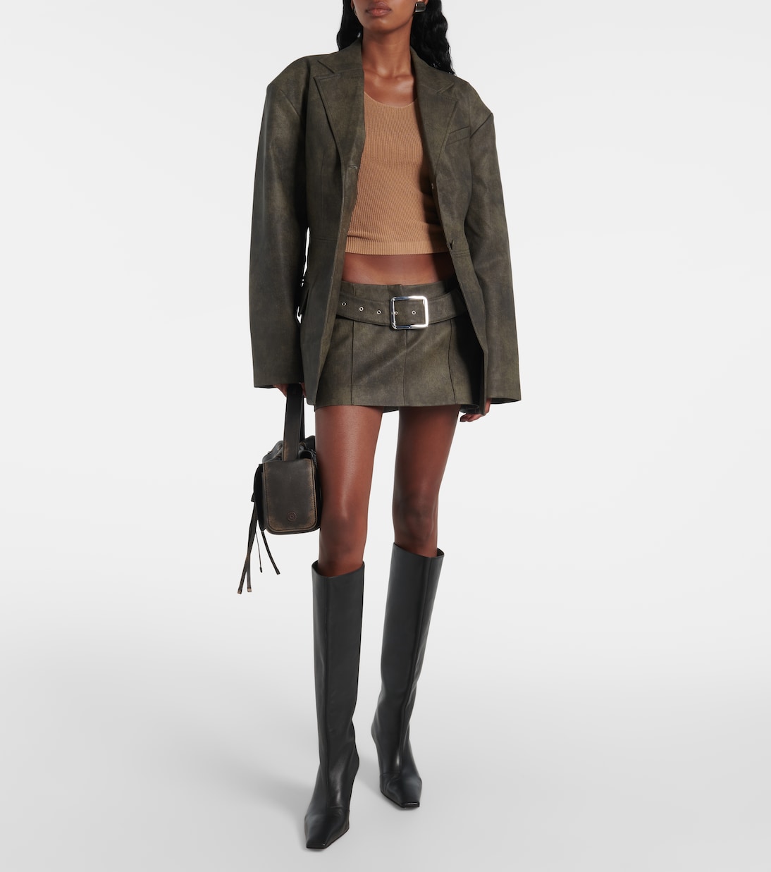 Jacke Kaya aus Lederimitat | Aya Muse