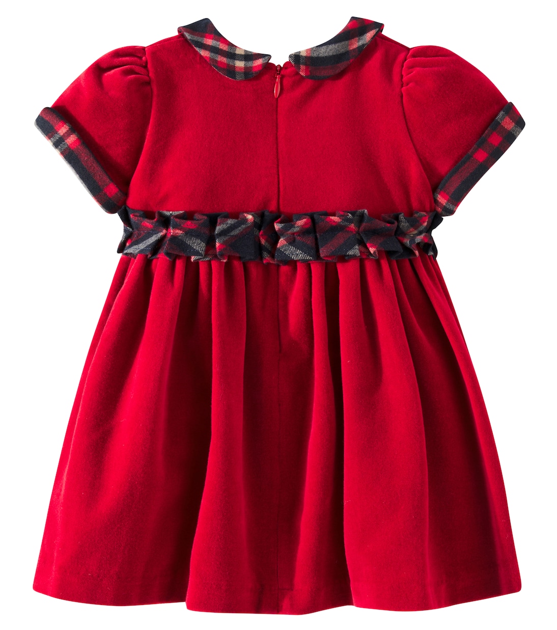 Baby - Abito in velluto e tartan | Patachou
