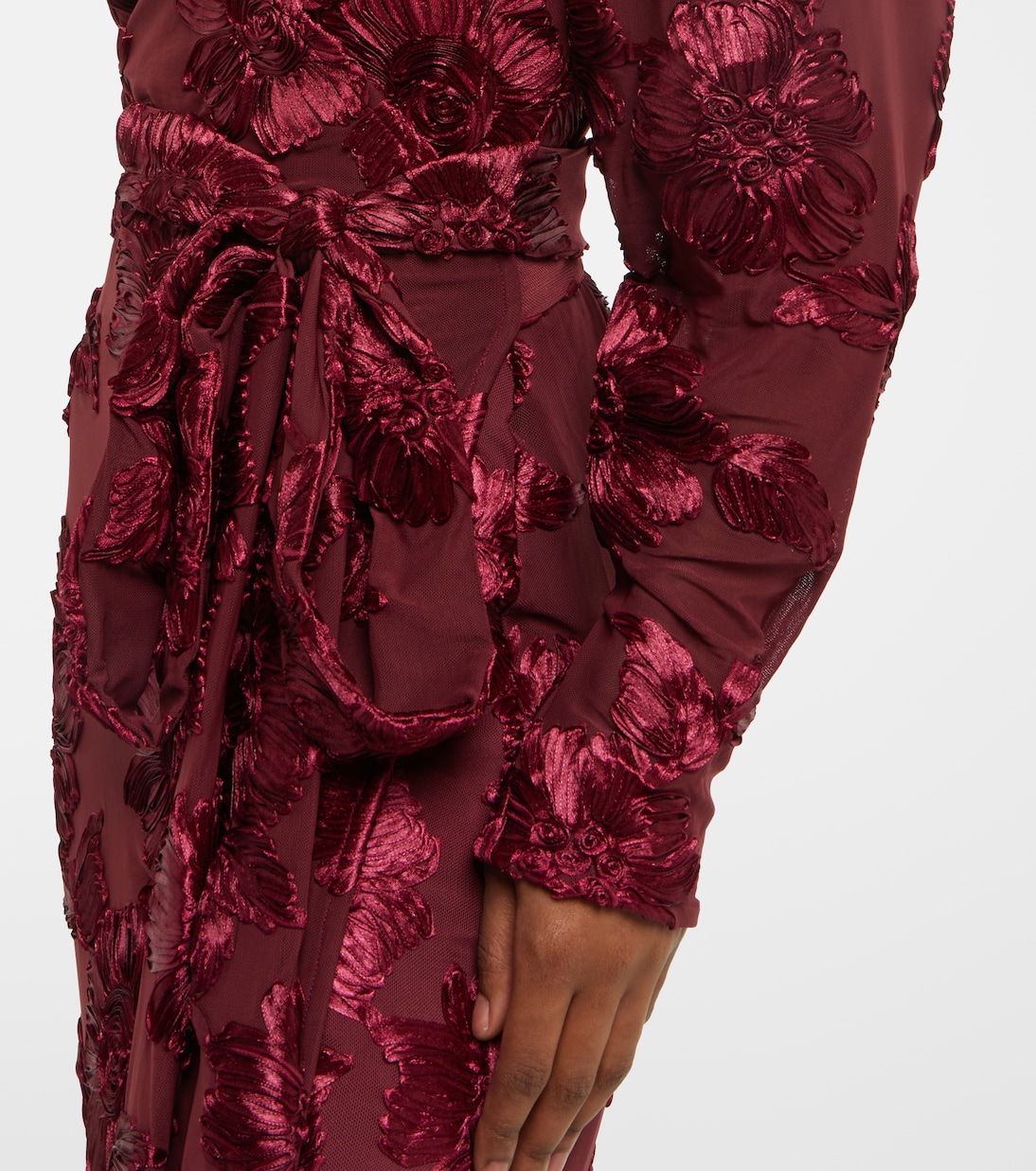 Midikleid aus Mesh | Rotate