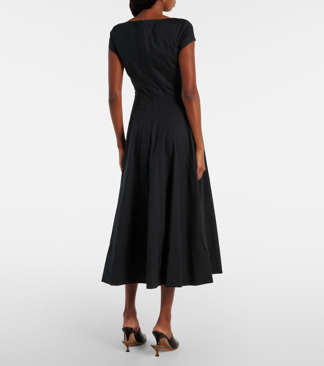 Midikleid aus Baumwollpopeline | Staud