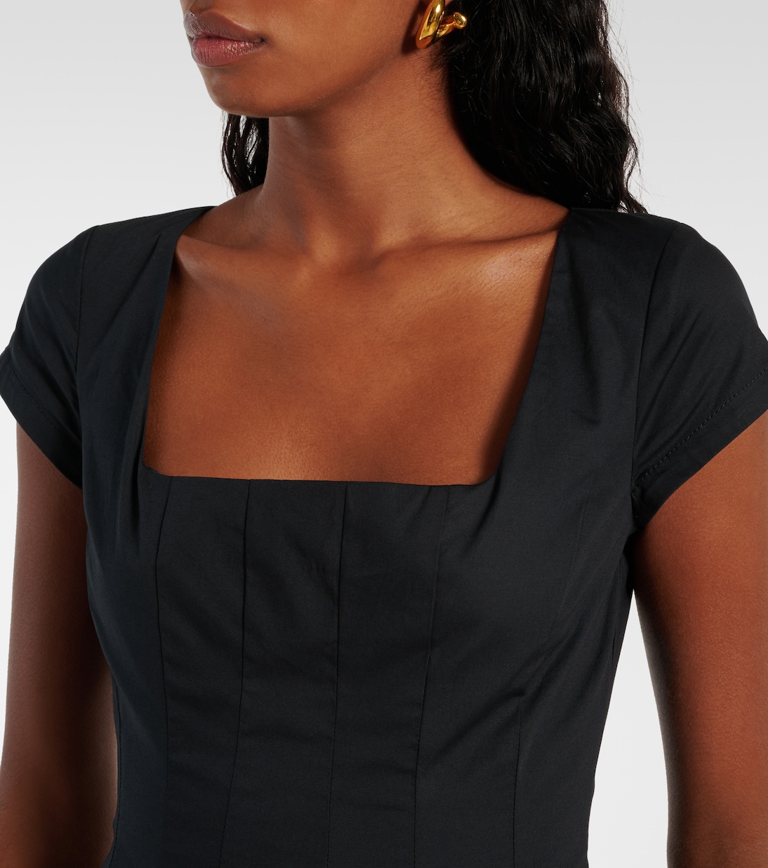 Midikleid aus Baumwollpopeline | Staud