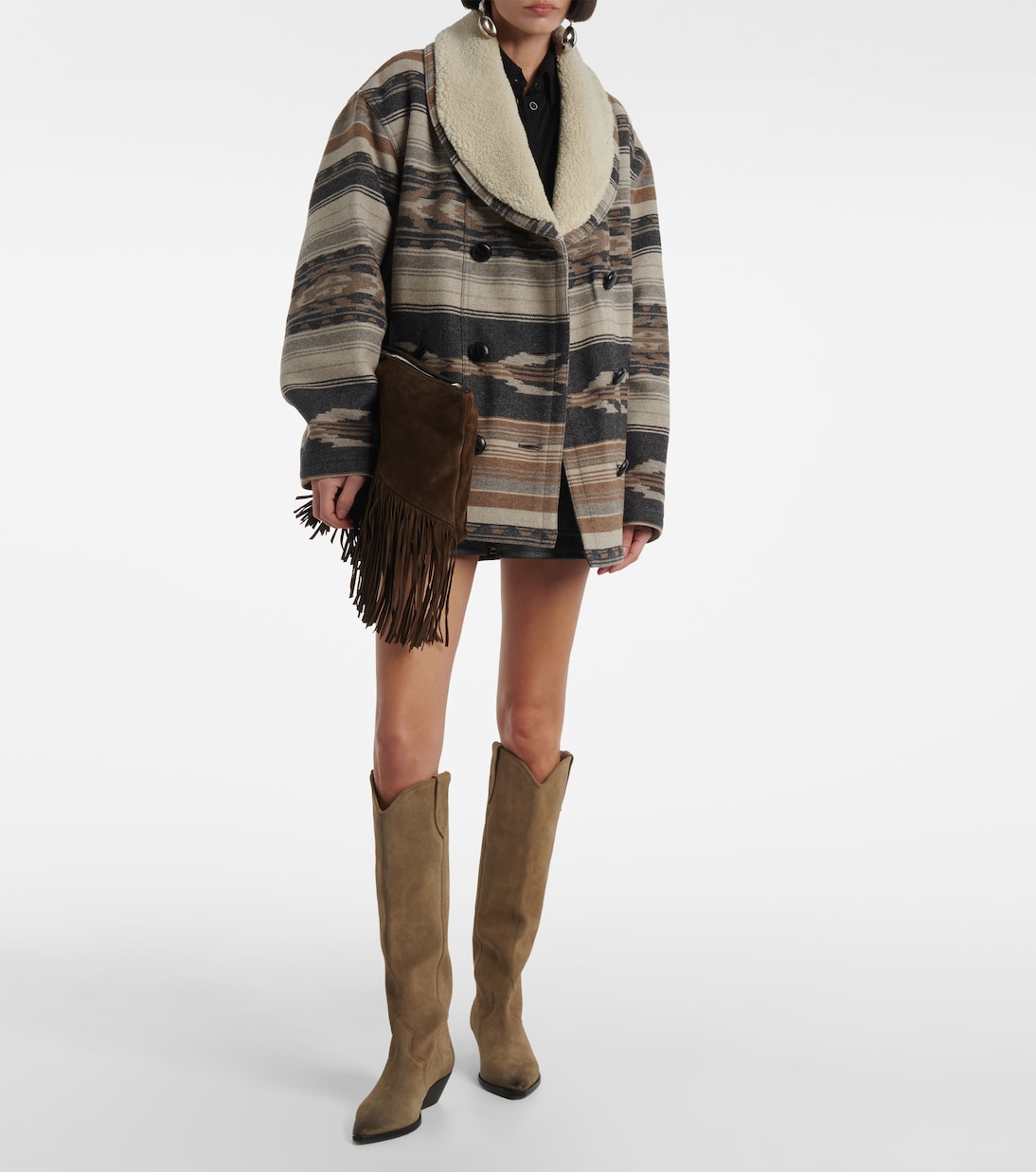 Cabanjacke Dorcas mit Faux Shearling | Marant Etoile
